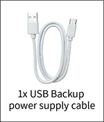 Emergency power cable (optional)